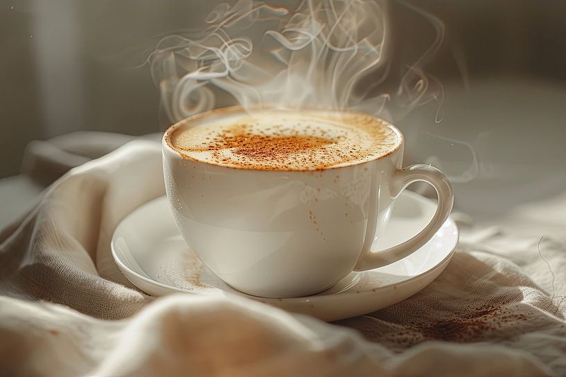 cup of coffee or cappuccino by Egon Zitter