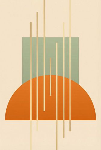 Geometrischer Sonnenaufgang