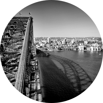 Sydney Harbour Bridge | Monochroom van Melanie Viola