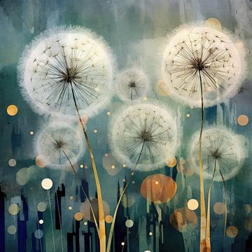 Dandelion Whispers: een caleidoscoop van gevoelens van Floral Abstractions