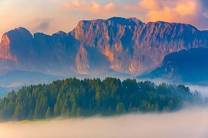 Sonnenaufgang auf der Seiser Alm