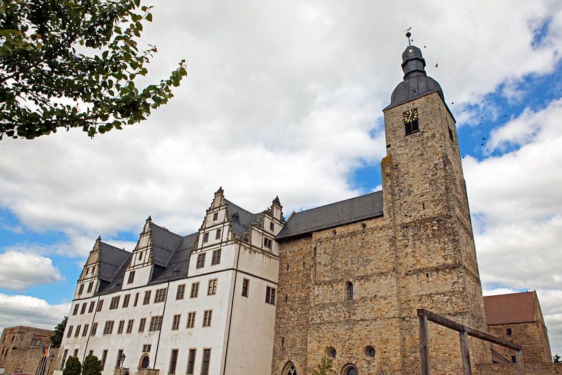 Kasteel Leitzkau met collegiale kerk van Sancta Maria in Monte - Saksen-Anhalt van t.ART