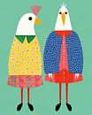 Pied birds of paradise by Studio Allee thumbnail