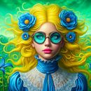 blue flowers by Bernhard Karssies thumbnail