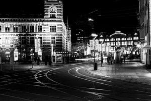 Erfurt - Anger - Straßenbahn Schwarz-Weiß
