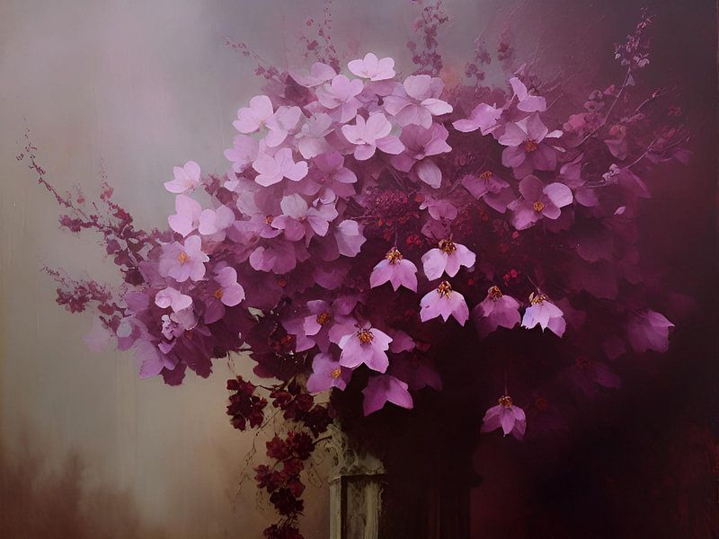 Vintage-Blumen von Nicolette Vermeulen