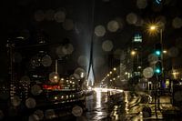 Erasmusbrug in the rain