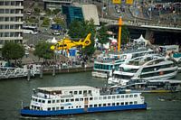 Hubschrauber im Rotterdamer Hafen