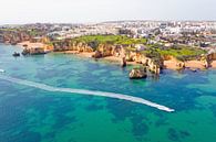 Luftaufnahme von Lagos an der Algarve Portugal von Eye on You Miniaturansicht