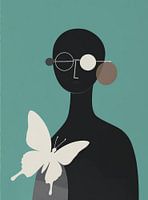 Modern abstract figuur