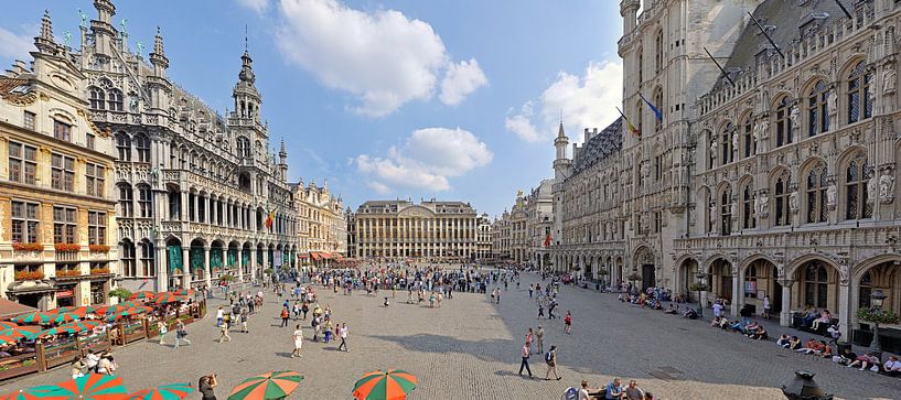 Der grand'place von Brüssel von Jean Pierre De Neef