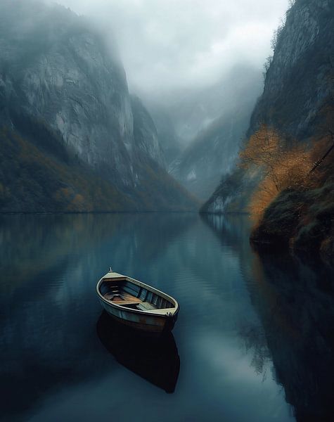 Romance by the mountain lake by fernlichtsicht