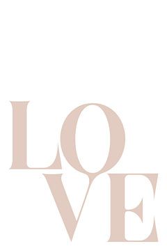 Minimalistische liefdes typografie van uplusmestudio