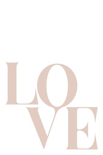 Minimalist Love Typography