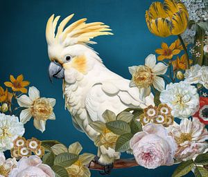 Still Life (with cockatoo) von Marja van den Hurk