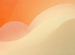 Orange-Creme-Wellen