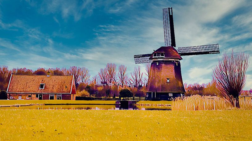 de Viaan in Alkmaar van Digital Art Nederland