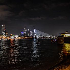 Skyline Rotterdam van Rayn Hossainkhan