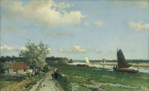 Gezicht bij de Geestbrug