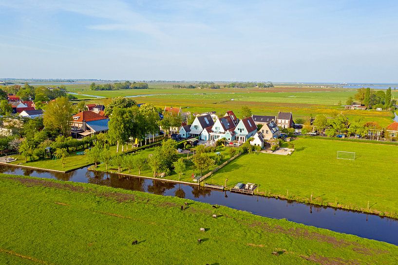 Aerial photo of a typical Dutch landscape by Eye on You