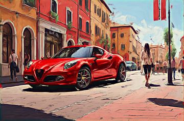 Bella Macchina - Alfa Romeo 4C urban van DeVerviers