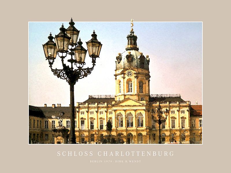 Charlottenburg Palace in Berlin by Dirk H. Wendt