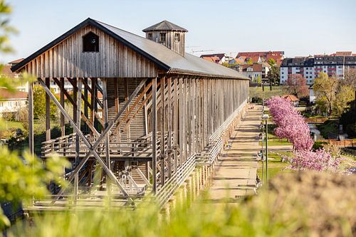 Gradierbau (Salinen) im Kurpark von Bad Dürkheim