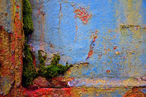 Kleurrijk roest, Landschaftspark Duisburg-Nord Duitsland