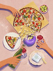 Dîner avec des amis