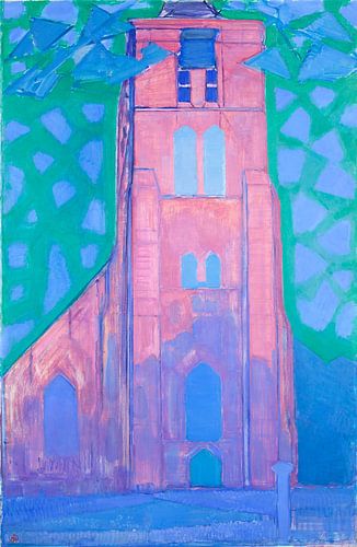 Piet Mondriaan. Zeeuwsche kerktoren
