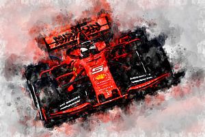 Vettel, Ferrari 2019