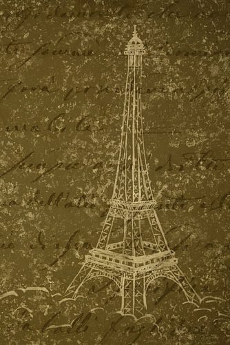 Oui, Oui, Paris! Watercolor painting Eiffel Tower Paris part 4 of 4 (France city break romantic