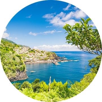 Uitzicht op Seixal aan de kust van het eiland Madeira van Sjoerd van der Wal Fotografie