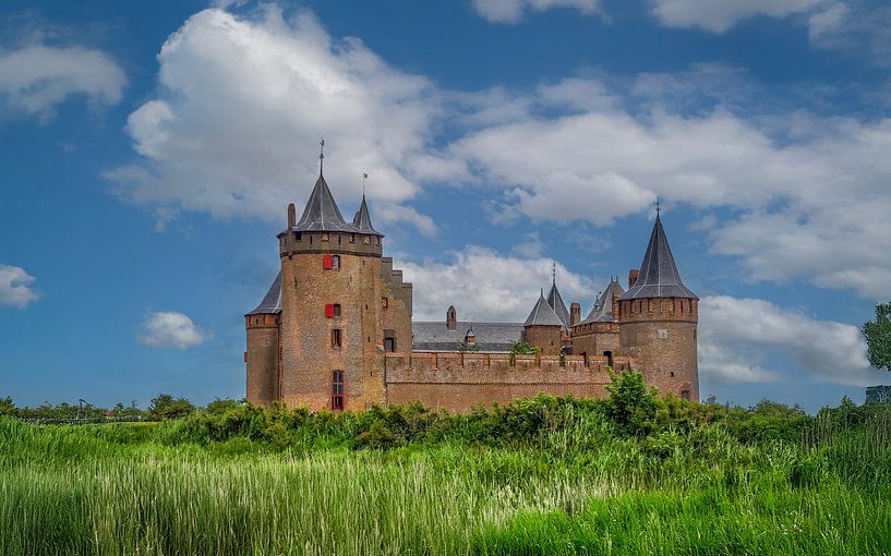 Medieval castle Muiderslot in Utrecht by Patricia Hofmeester