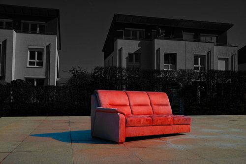 Le canapé rouge