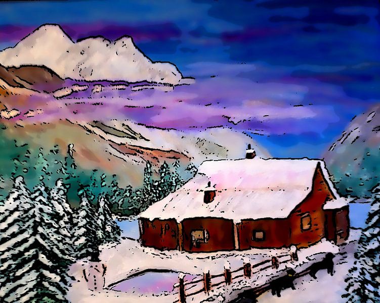 COMIC CURLY CABIN von Aat Kuijpers