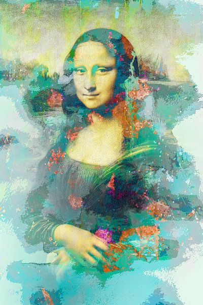 Mona Lisa Abstrakt von Art By Dominic