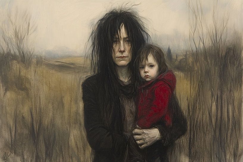 Mother and child in nature by Art & Soul Creations