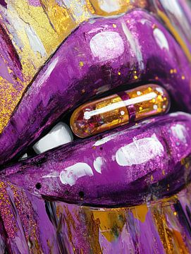 Purple party pil van Franka Poulain