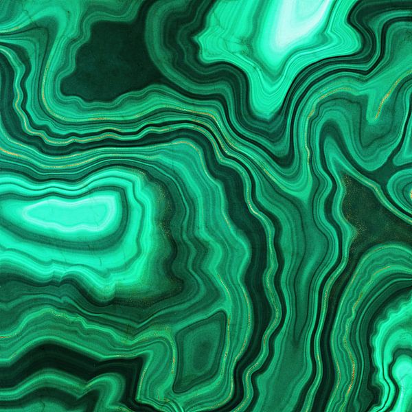 Malachiet textuur 10 van Aloke Design