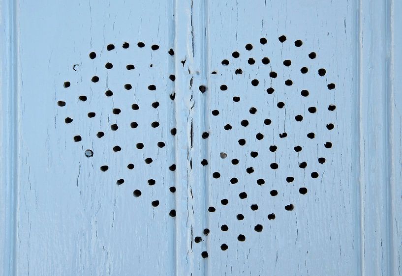 Blauw hart van Barbara Brolsma