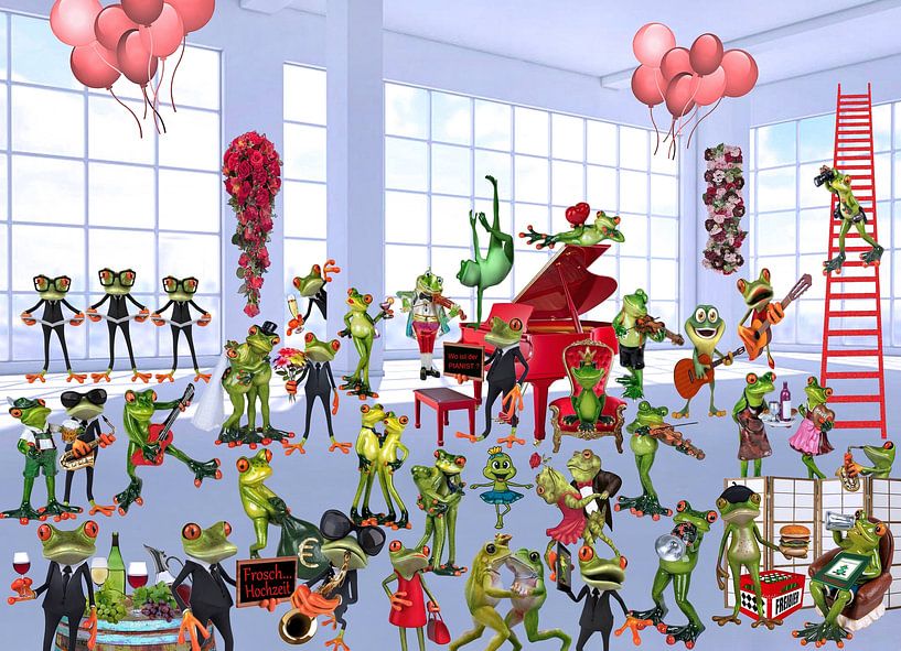 Mariage grenouille... par Manfred Lutzius