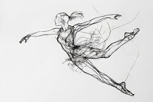 Ballerina Lijnkunst