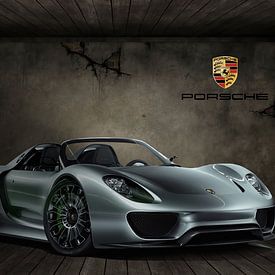 Porsche 918 Spyder, autosport van Gert Hilbink