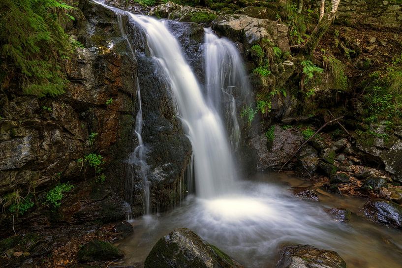 Todtnau watervallen - waterlichten van Flatfield
