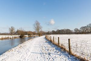 Winters landchap langs de Kromme Rijn