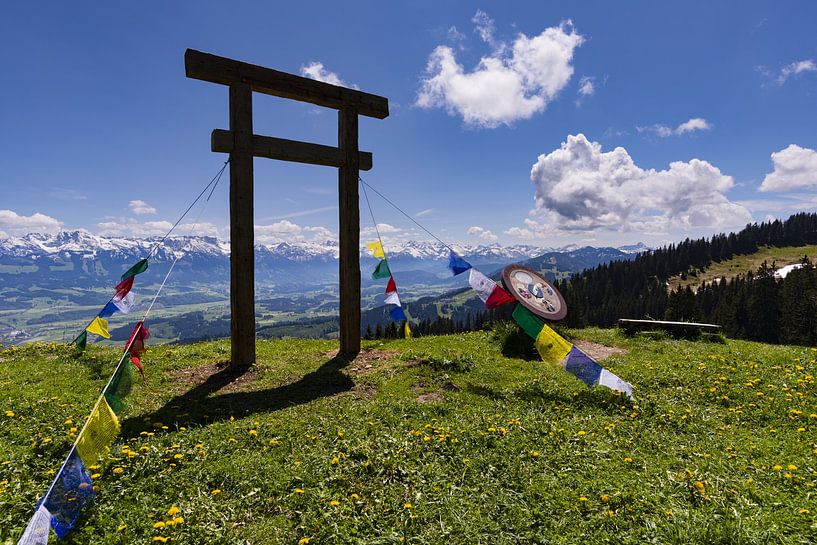 Torii on the noon peak by Walter G. Allgöwer