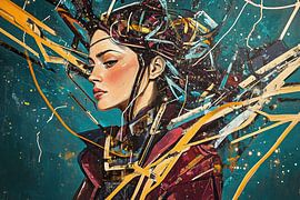 Dynamischer Aura-Ausbruch von Blickfänger Gemälde