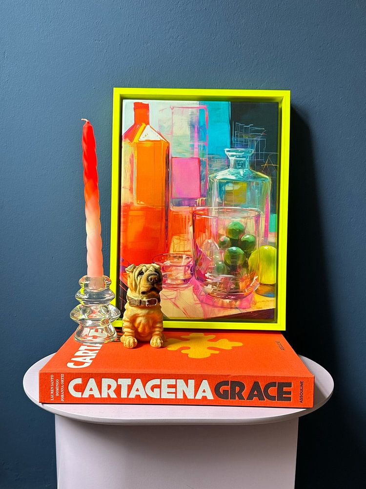 Neon Stilleven nr. 2 (gezien bij vtwonen)  van Treechild 