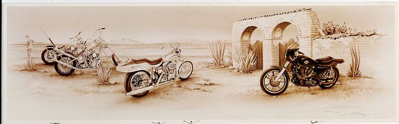 SPORTSTER Harley Davidson 60ties van harley davidson